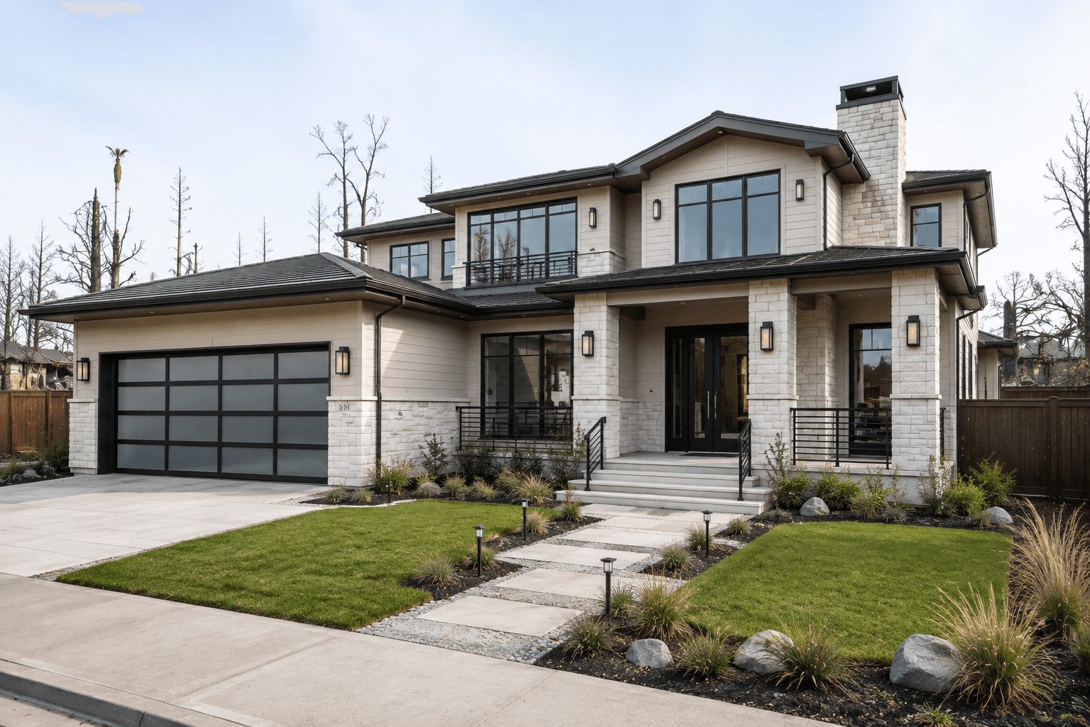 3D walkthrough concept of the rebuilt home